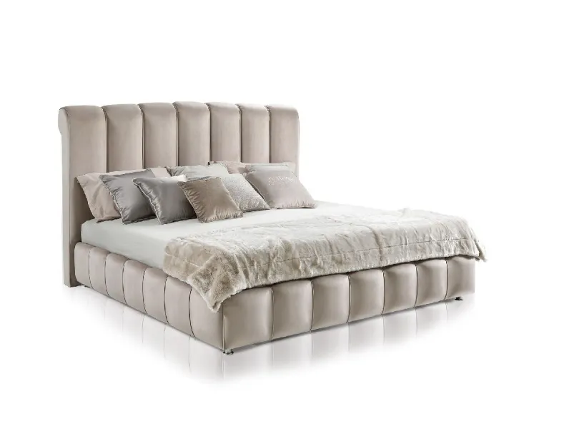 Letto matrimoniale Letto modello principato diversi rivestimenti  Md work con un ribasso IMPERDIBILE