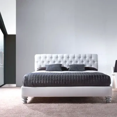 Letto matrimoniale Valery Crippa salotti con un ribasso IMPERDIBILE