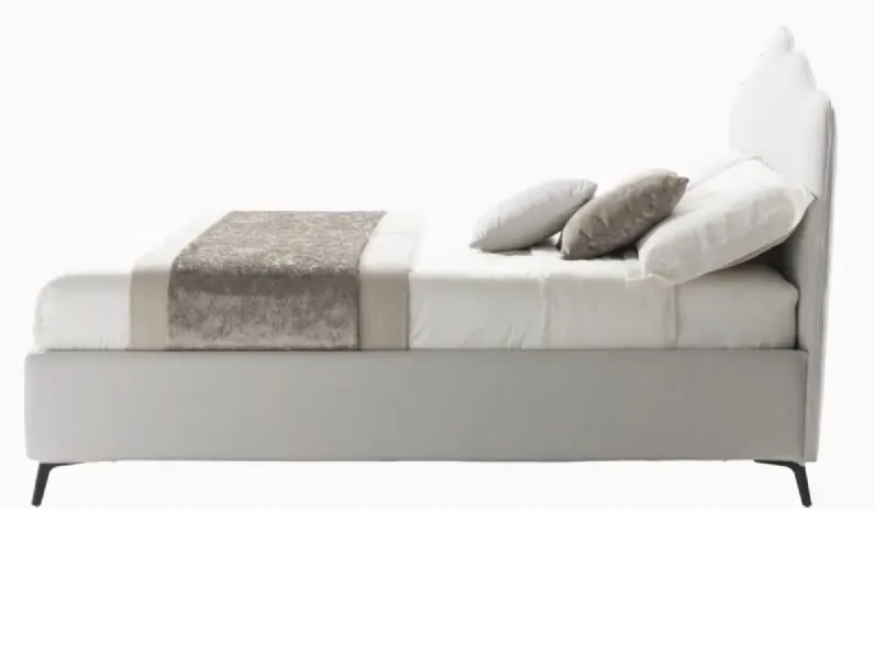 Letto matrimoniale con contenitore Boston in pronta consegna Md work a prezzo ribassato