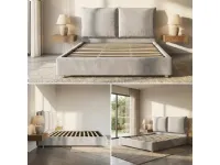 Letto matrimoniale con contenitore Cloud pillow Collezione esclusiva a prezzo ribassato