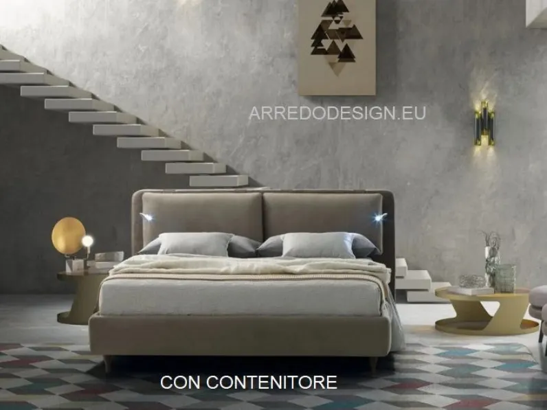 Letto design con contenitore Cortina Le comfort a prezzo scontato