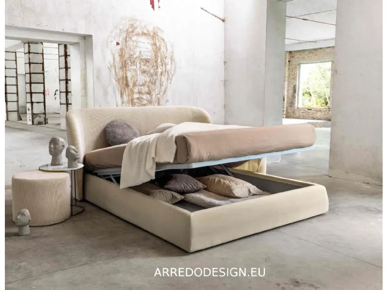 Letto matrimoniale con contenitore Dior Veneran a prezzo ribassato