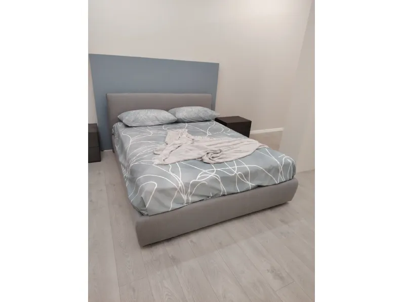 Letto moderno con contenitore Gaya plane Bolzan a prezzo ribassato