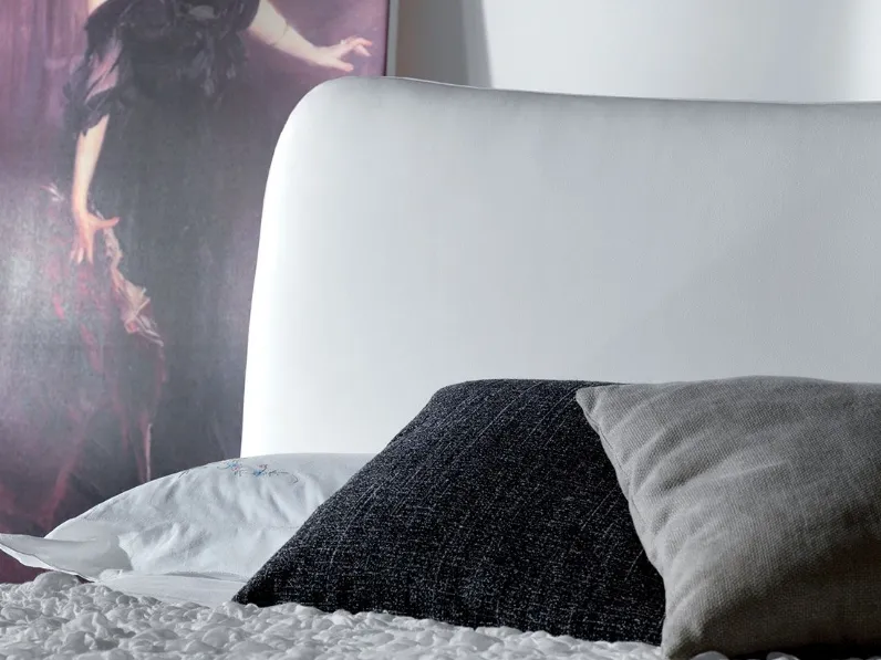 Letto matrimoniale Ghiaccio Crippa salotti con uno sconto IMPERDIBILE