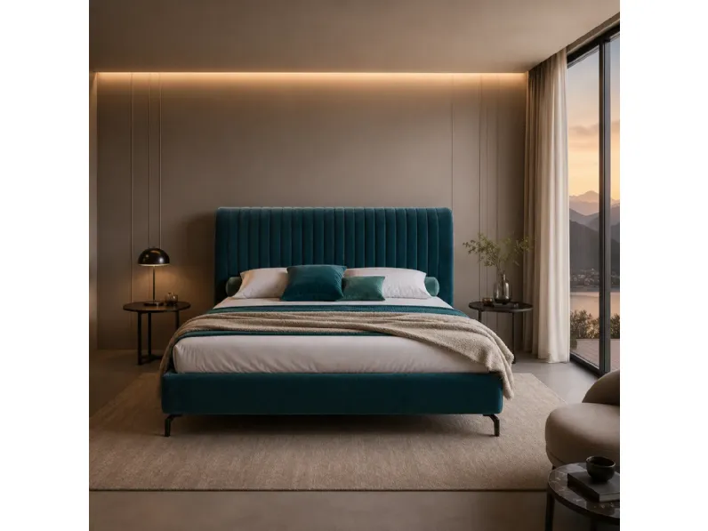 Letto matrimoniale moderno Goccia Artigianale a prezzo ribassato