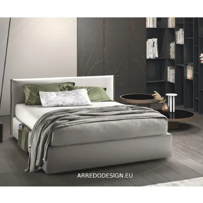 Letto matrimoniale con contenitore Good  Samoa a prezzo ribassato