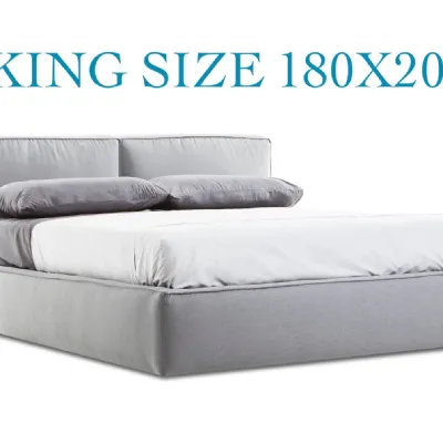 Letto matrimoniale con contenitore Herman king size 180 Collezione esclusiva a prezzo scontato