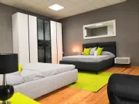 Letto matrimoniale con contenitore Jenny con testiera reclinabile Bontempi casa a prezzo ribassato