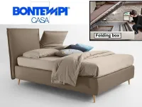 Letto matrimoniale con contenitore Jenny con testiera reclinabile Bontempi casa a prezzo ribassato