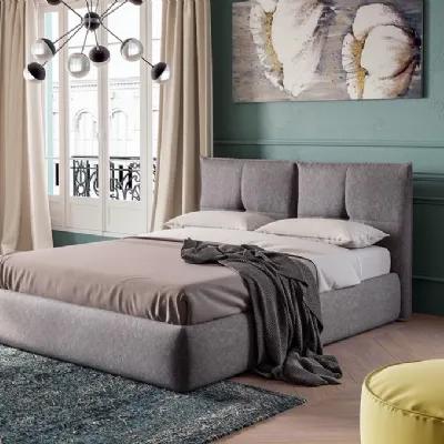 Letto matrimoniale con contenitore Letto matrim. mod.atelier di giessegi scontato del 50% Giessegi a prezzo scontato