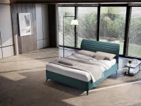 Letto imbottito modello Letto matrimoniale da con contenitore di Artigianale scontato 40%