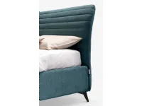 Letto imbottito modello Letto matrimoniale da con contenitore di Artigianale scontato 40%