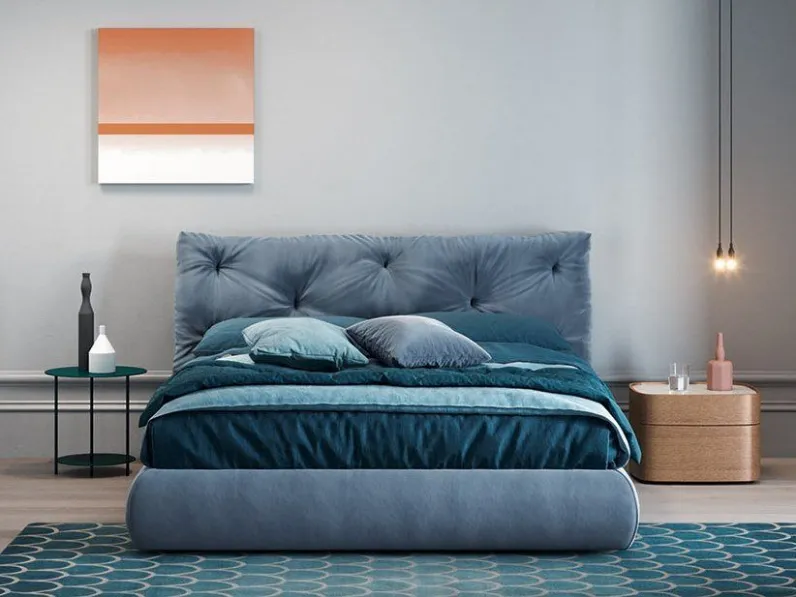 Letto matrimoniale con contenitore Modo Novamobili a prezzo scontato