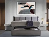 Letto matrimoniale moderno Q Crippa salotti a prezzo ribassato