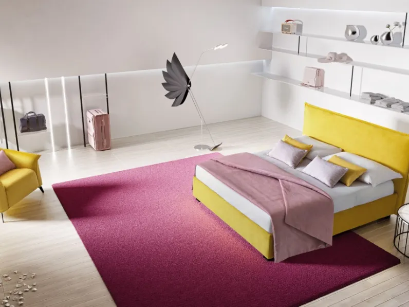 Letto moderno Silene Le comfort scontato 34%