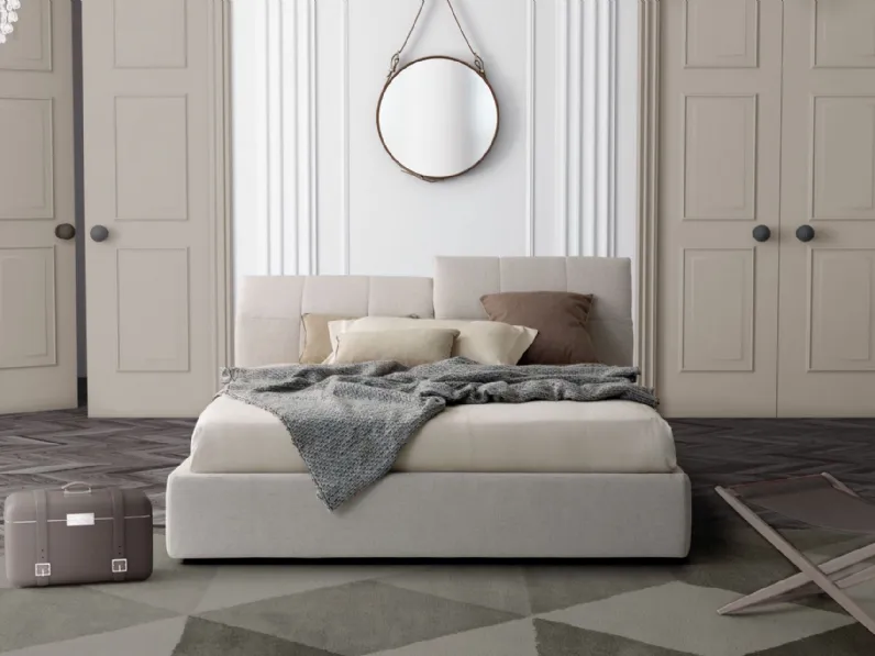 Letto imbottito con contenitore Tower Le comfort a prezzo ribassato