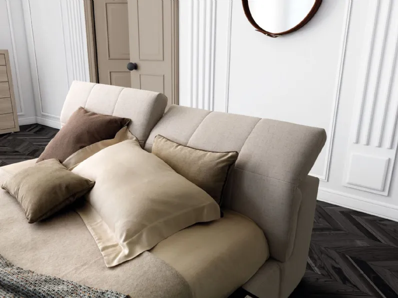 Letto imbottito con contenitore Tower Le comfort a prezzo ribassato
