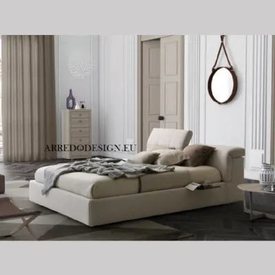 Letto imbottito con contenitore TowerLe comforta prezzo scontato