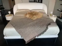 Letto imbottito con piedini Domenica 160x200Piancaa prezzo scontato