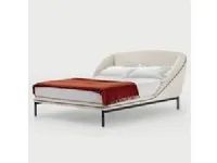 Letto matrimoniale con gambe Domenica Pianca a prezzo scontato