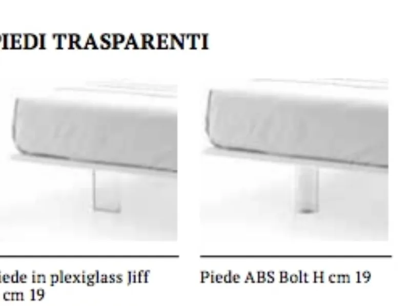 Letto matrimoniale con gambe Jool s. Md work a prezzo scontato