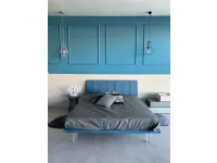 Letto matrimoniale con gambe Letto imbottito Tomasella a prezzo ribassato