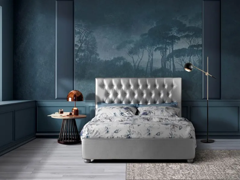 Letto matrimoniale con gambe Mod. web Md work a prezzo scontato