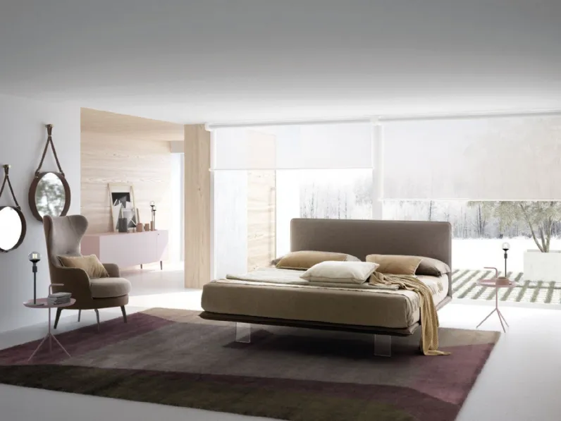 Letto matrimoniale con gambe Snap Le comfort a prezzo scontato
