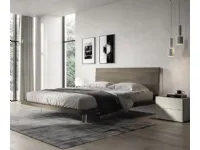 Letto in legno con piedini ZeoArtigianalea prezzo scontato