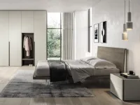 Letto in legno con piedini ZeoArtigianalea prezzo scontato