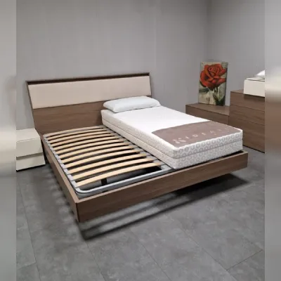 Letto in legno con giroletto AidaMaronese acfa prezzo scontato