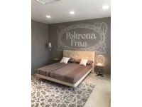 Letto imbottito con giroletto Aurora duePoltrona fraua prezzo ribassato