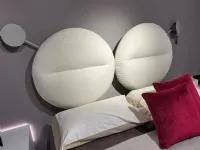 Letto matrimoniale con giroletto Bishape Caccaro a prezzo ribassato