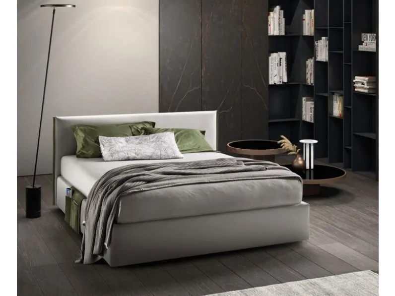 Letto matrimoniale con contenitore Good rim Samoa a prezzo ribassato