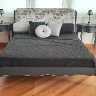 Letto imbottito con giroletto I solisti�Mobilificio bellutti�a prezzo scontato