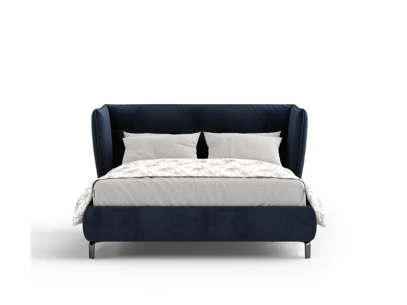 Letto matrimoniale con giroletto Ingrid b. Md work a prezzo scontato