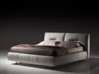 Letto matrimoniale con giroletto Kumo a prezzo riservato 