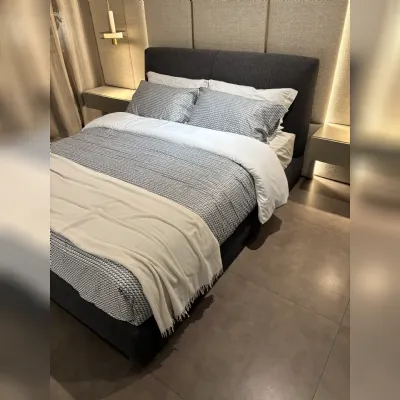 Letto matrimoniale con giroletto Letto flou modello atelier m Flou a prezzo ribassato