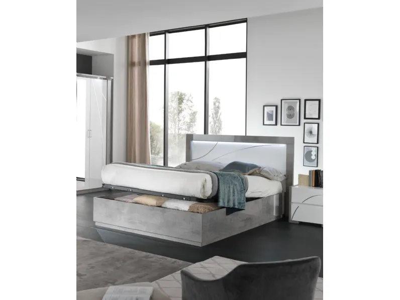 Letto in legno modello Letto milano di Artigianale scontato 50%