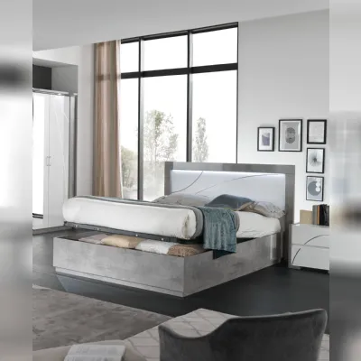 Letto in legno modello Letto milano di Artigianale scontato 50%