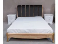 Letto design con giroletto Modello milano-roma Artigianale a prezzo ribassato