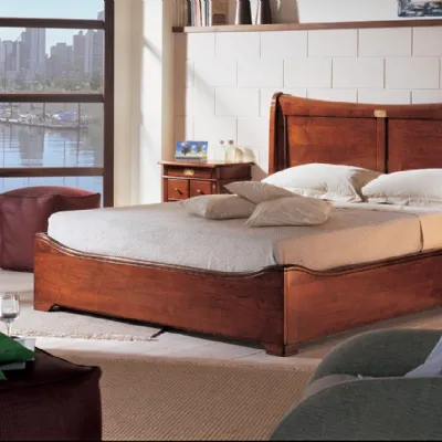 Letto matrimoniale classico Modello quadrifogli Artigianale a prezzo ribassato