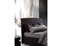 Letto imbottito con giroletto Selene king size Artigianalea prezzo scontato