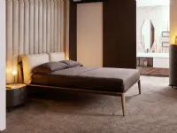 Letto in legno con piedini Aries outlet�Diotti.com�a prezzo ribassato