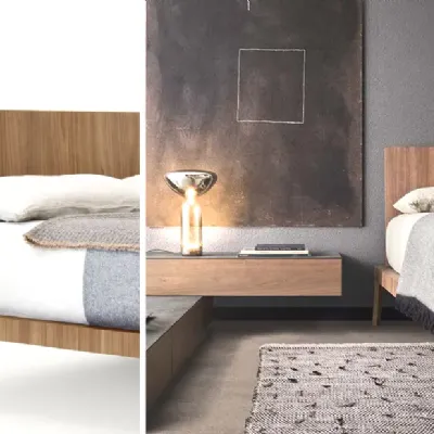 Letto in legno modello Spillo di Pianca scontato 27%