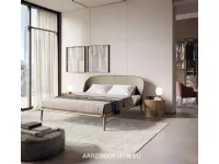 Letto matrimoniale con piedini Tamago Dall'agnese a prezzo ribassato