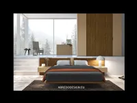 Letto in legno con piedini Wave�Fratelli mirandola�a prezzo scontato