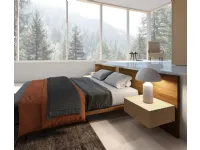 Letto in legno con piedini Wave�Fratelli mirandola�a prezzo scontato