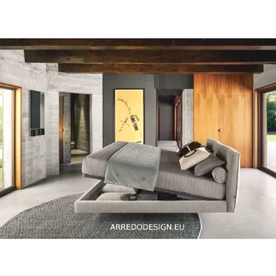 Letto matrimoniale design Book Twils a prezzo ribassato