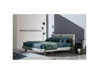 Letto matrimoniale con piedini Book Twils a prezzo scontato